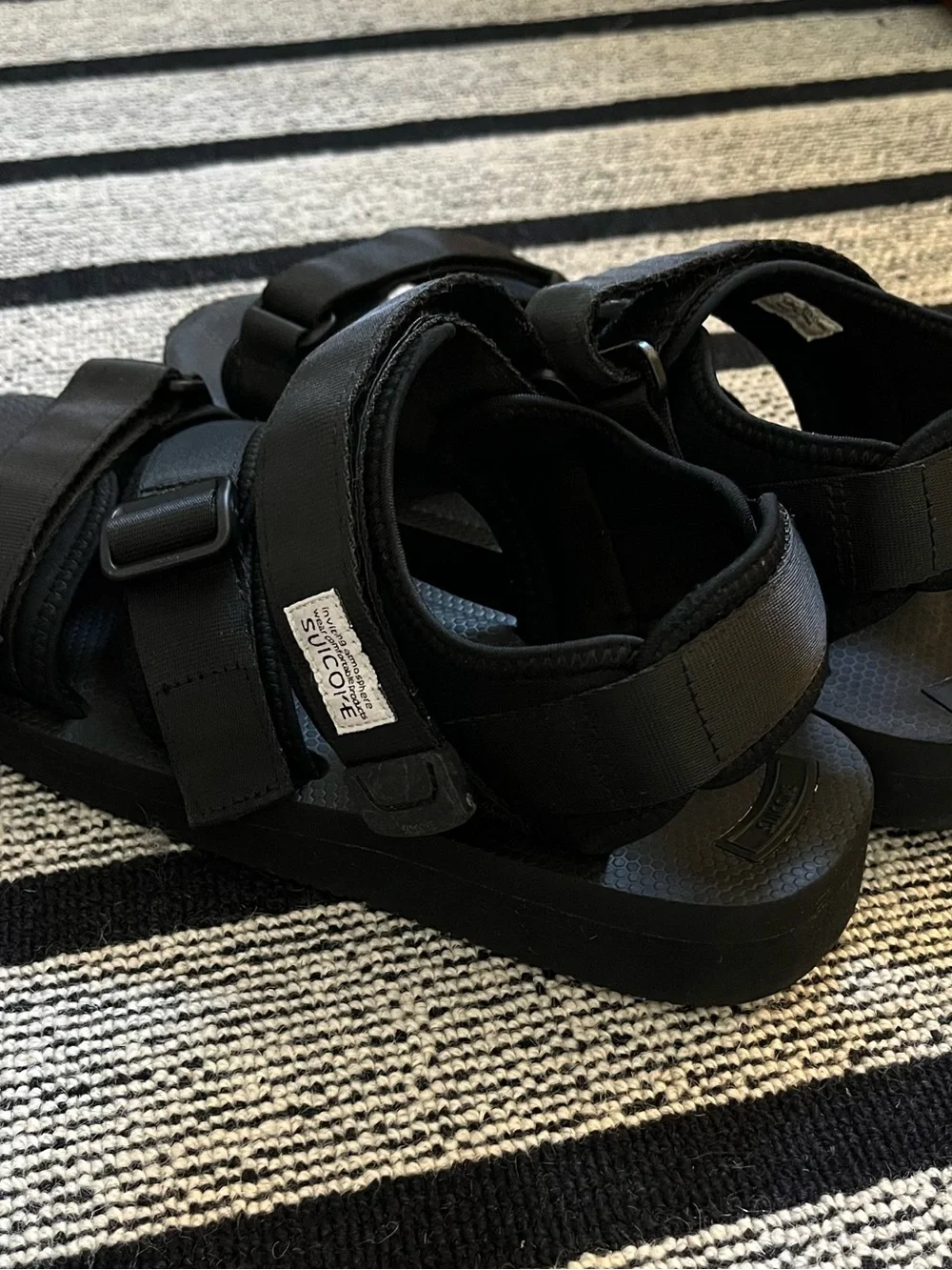 Suicoke Kisee Black Adjustable Strap Sandals M9 EU42